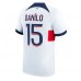 Paris Saint-Germain Danilo Pereira #15 Borta matchtröja 2023-24 Kortärmad Billigt